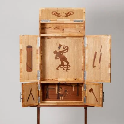 Shahar Livne's "The Devil's Milk": Furniture Reflecting Rubber's Dark Legacy