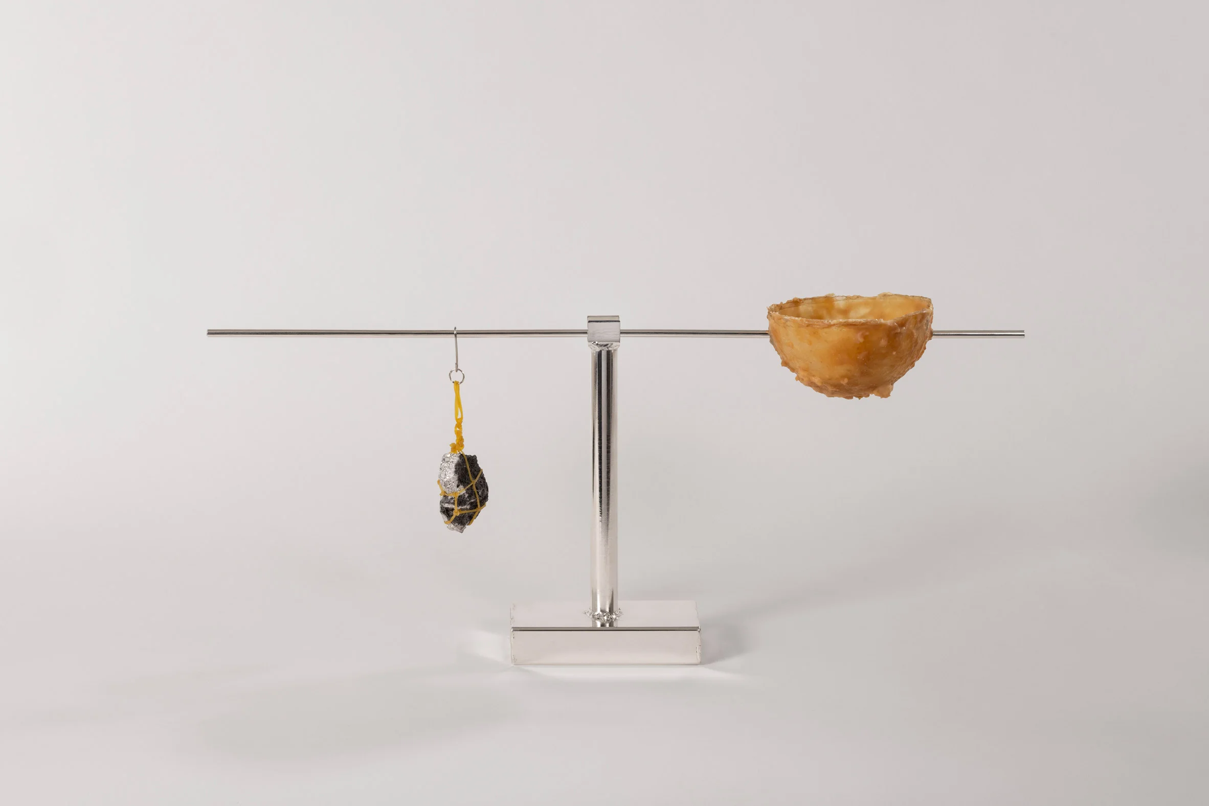 A scale with rubber details