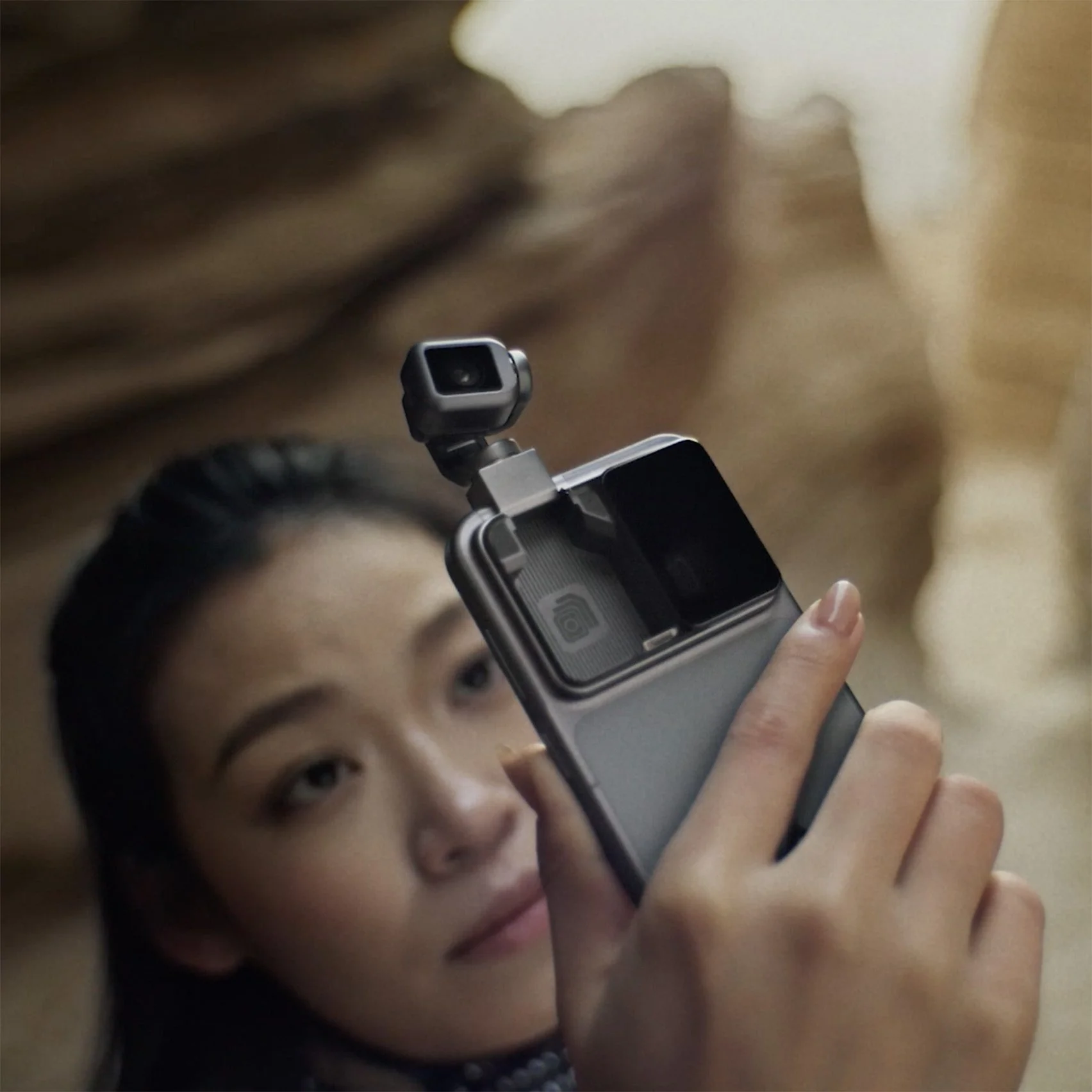 Video still of the Honor Robot Phone